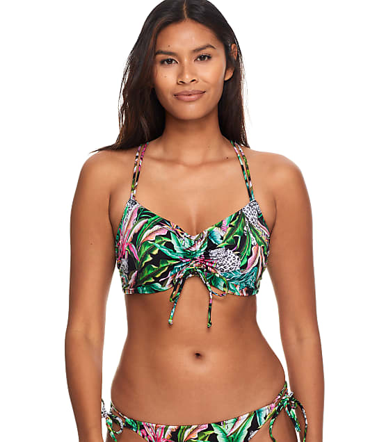 Freya Cala Selva Underwire Bralette Bikini Top in Jungle(Front Views) AS203114