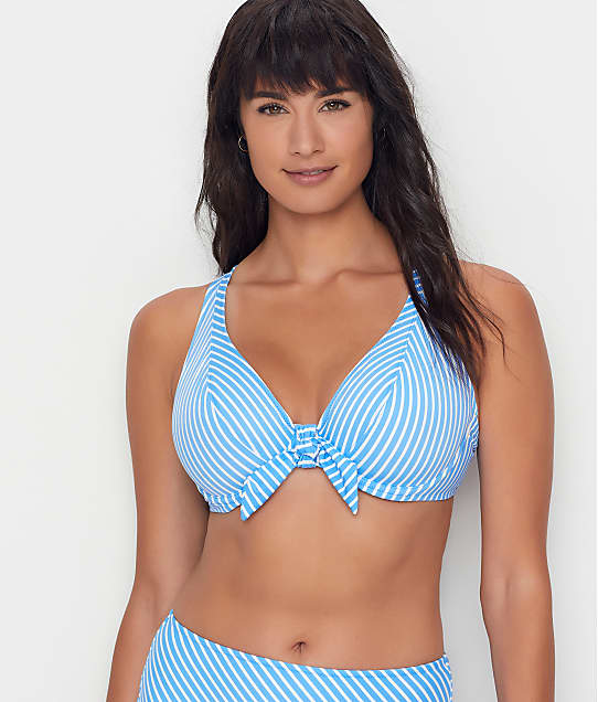 Freya Beach Hut Convertible Bikini Top in Blue Moon(Front Views) AS6790