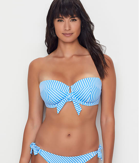 Freya Beach Hut Bandeau Bikini Top in Blue Moon(Front Views) AS6791