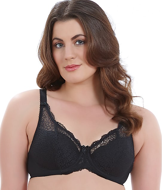 Goddess Michelle Stretch Lace Banded Bra in Black GD5000