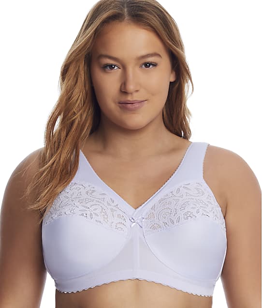 Glamorise Magic Lift Wire Free Cotton Support Bra And Reviews Bare Necessities Style 1001 