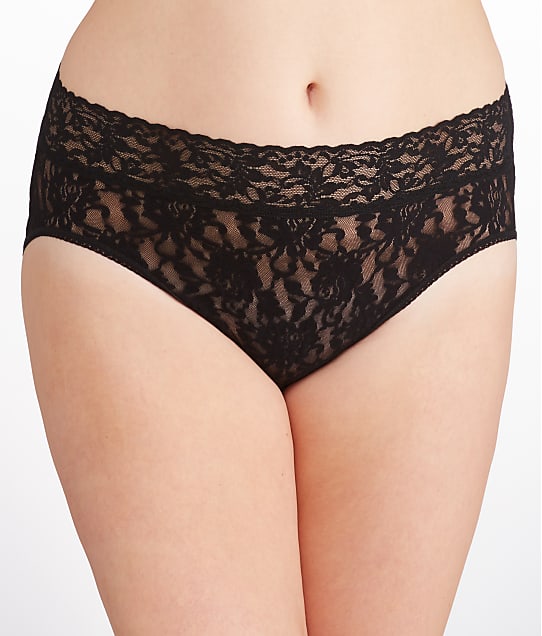 Hanky Panky Plus Size Signature Lace French Brief in Black 461X