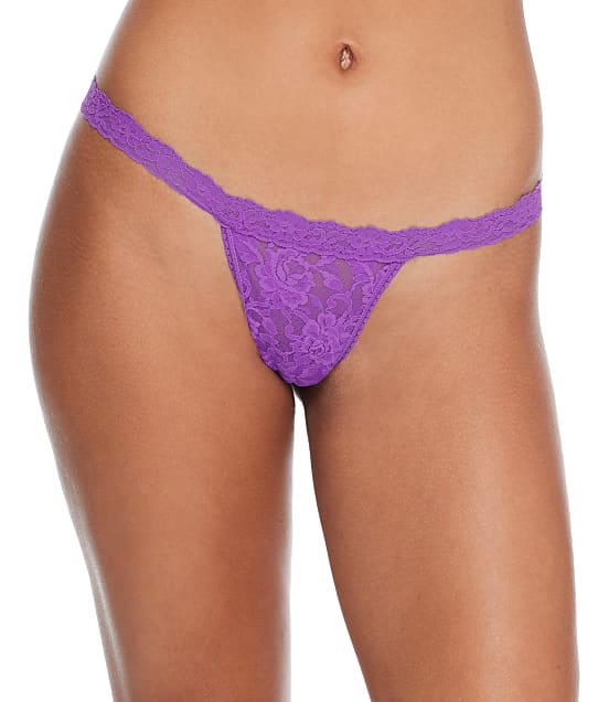 Hanky Panky Signature Lace G-String in Vivid Violet 482051