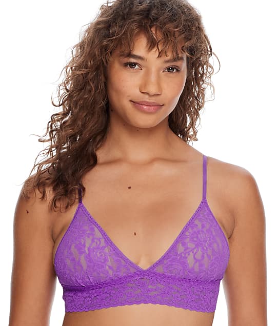 Hanky Panky Signature Lace Padded Bralette in Vivid Violet 487004