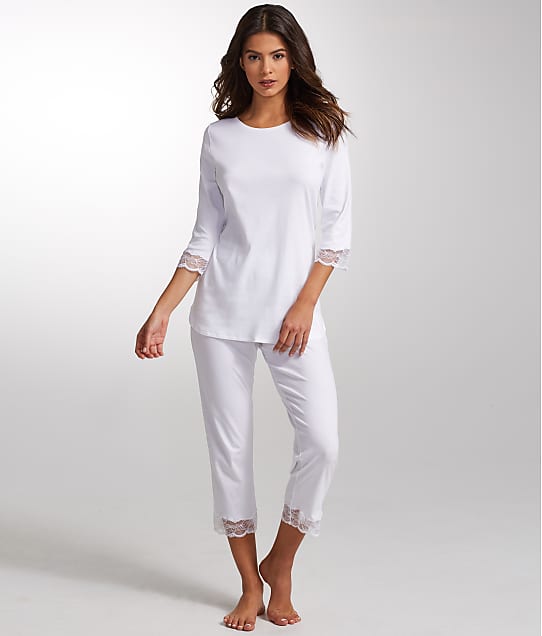 Hanro Valencia Knit Pajama Set & Reviews | Bare ...