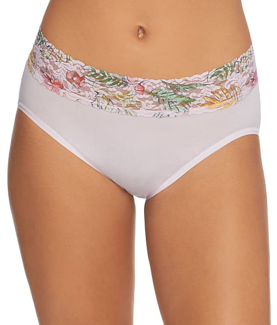Hanky Panky Supima Cotton Brief in Lovely Leaves 892441