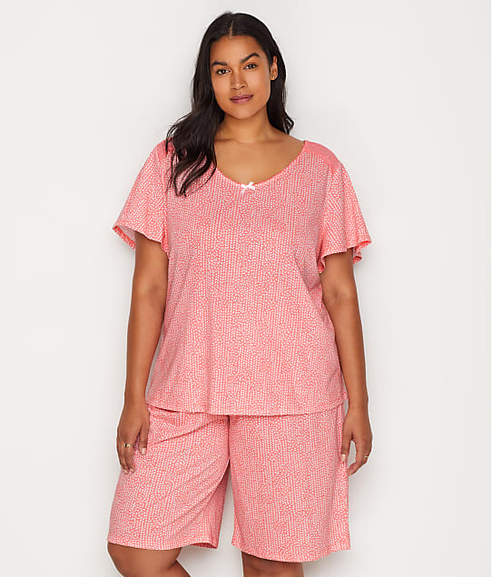 Karen Neuburger Plus Size Knit Bermuda Pajama Set & Reviews | Bare ...