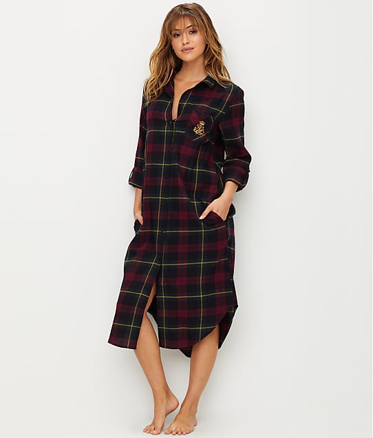 ralph lauren flannel nightshirt