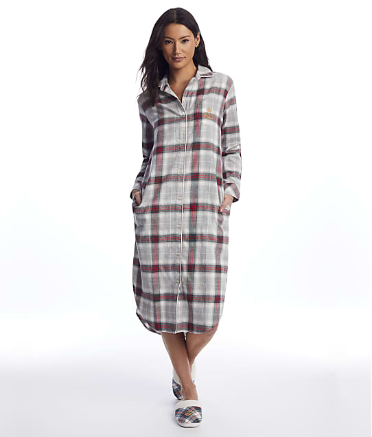 ralph lauren plaid sleep shirt