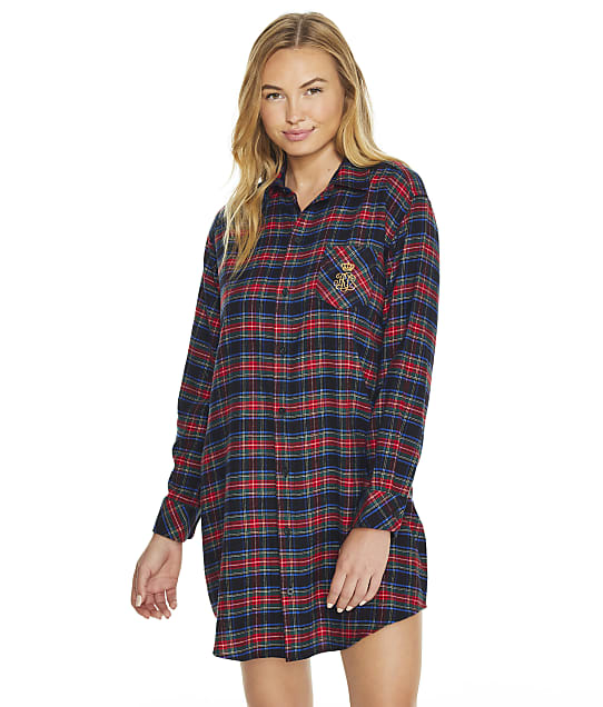 ralph lauren flannel sleep shirt