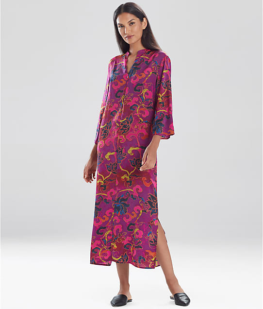 N Natori Lotus Satin Caftan & Reviews | Bare Necessities (Style LC0117)