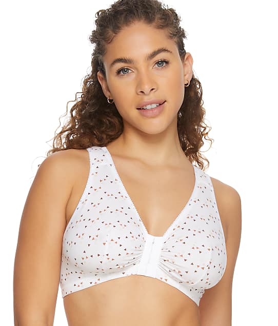 Leading Lady Meryl Front-Close Wire-Free Bra in Toffee Triangle 110