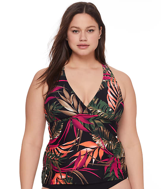 Leilani Paradise Palm Underwire Tankini Top in Paradise Palm G850156