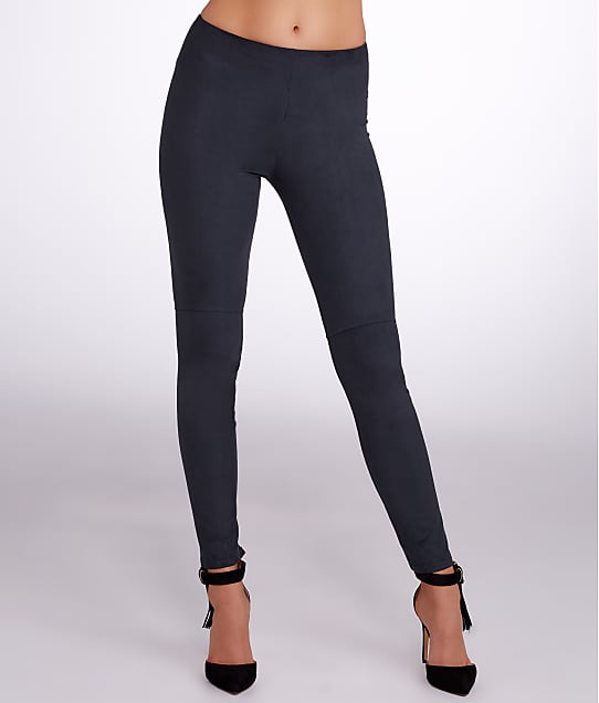 navy suede leggings