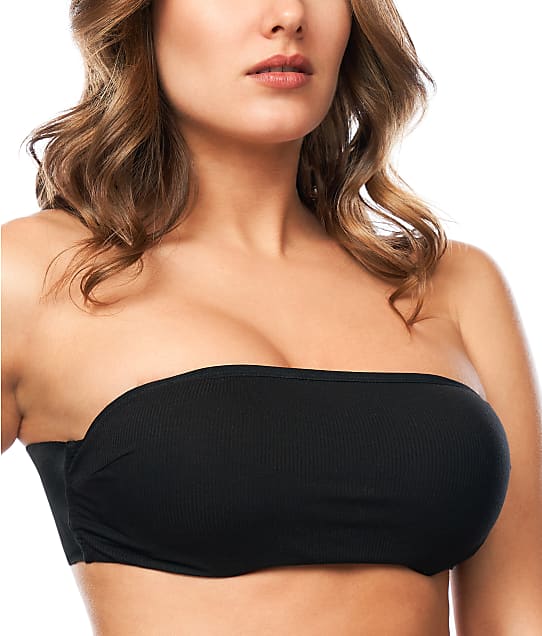 The Natural Backless Bandeau Wing Bra in Black M2249