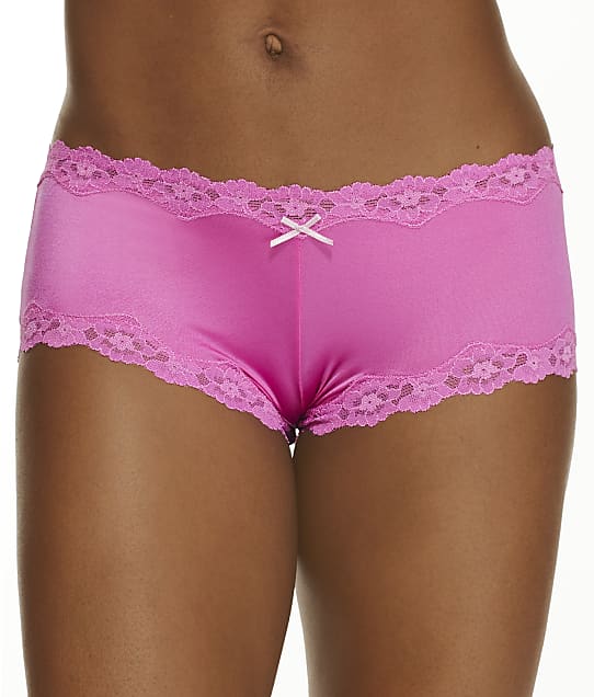 Maidenform Scalloped Lace Hipster in Fuchsia Feather/Pink 40823