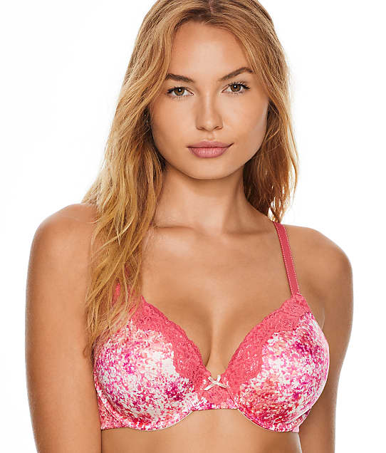 Maidenform Comfort Devotion Extra Coverage T-Shirt Bra in Water Lily / Pink(Front Views) 9404