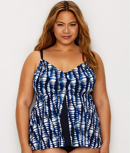 flyaway tankini top plus size