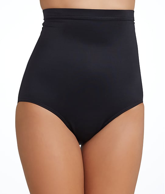 Miraclesuit Solid High-Waist Bikini Bottom in Black 6516604