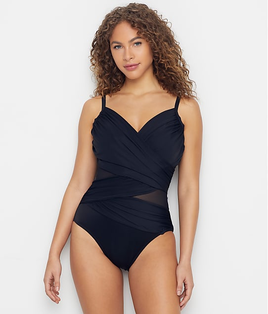 Miraclesuit Must Have Mystify Underwire One-Piece DDD-Cups in Black 6512585DDD
