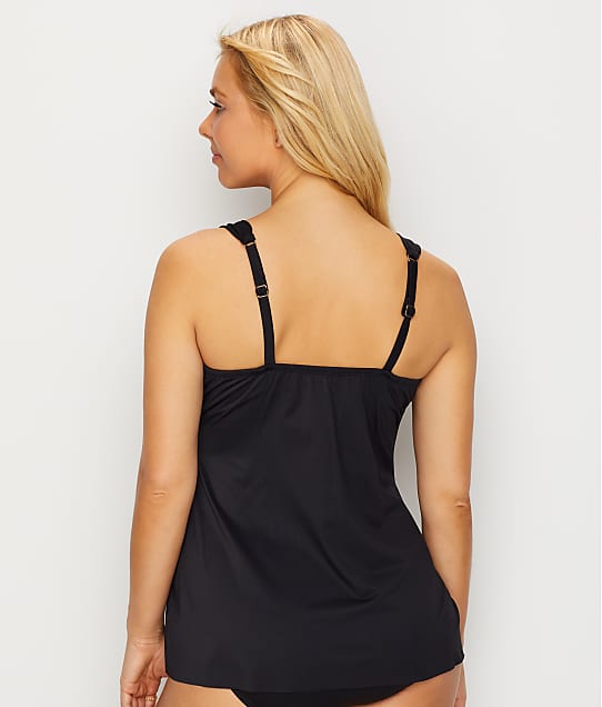 Miraclesuit Solid Underwire Plunge Tankini Top DDDD Cups & Reviews