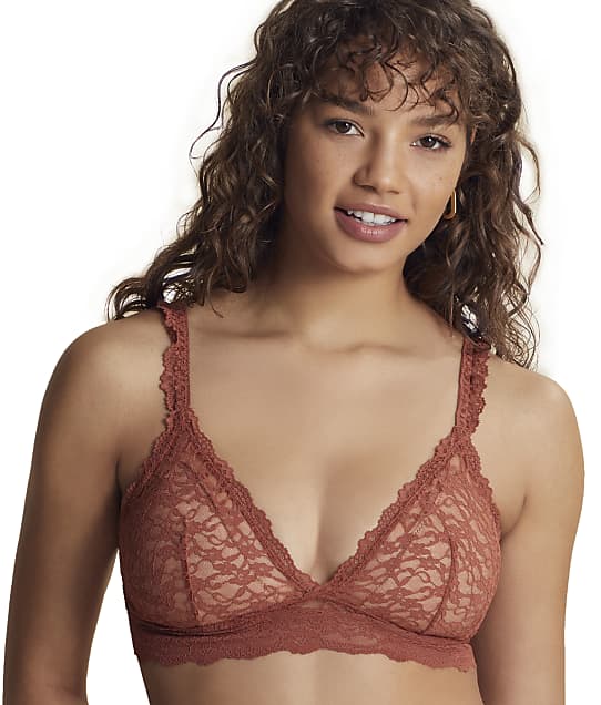 Moi Removable Cookie Bralette in Cinnamon(Front Views) RM0004