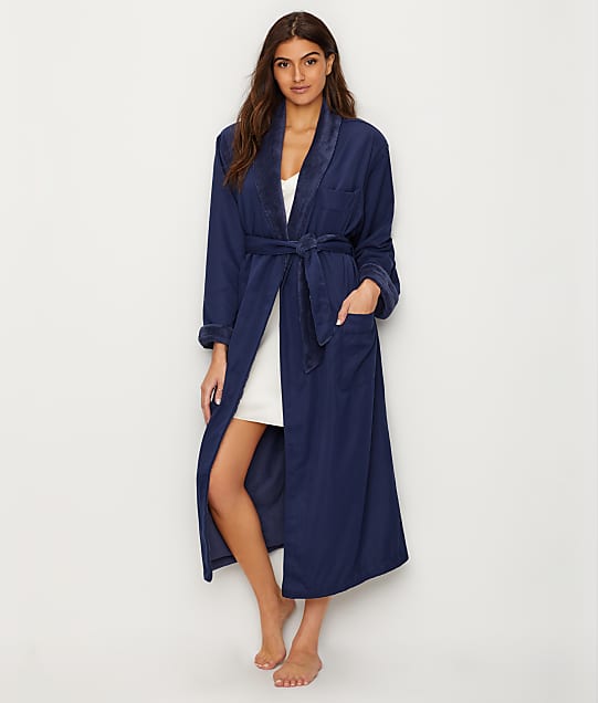 Monarch Cypress Microfiber PlushLined Spa Robe & Reviews Bare