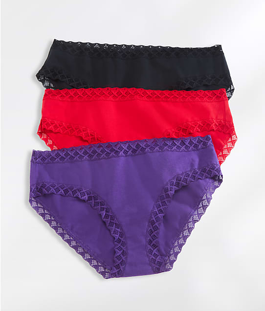 Natori Bliss Cotton Girl Brief 3Pack & Reviews Bare Necessities