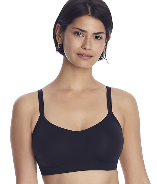 Natori Limitless Anywhere Wire-Free Bra in Black(Front Views) 723195