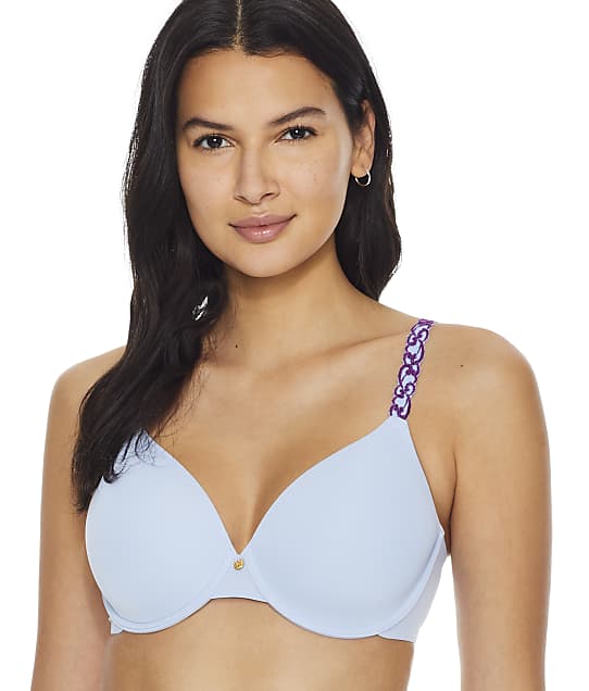 Natori Pure Luxe T-Shirt Bra in Skyfall(Front Views) 732080