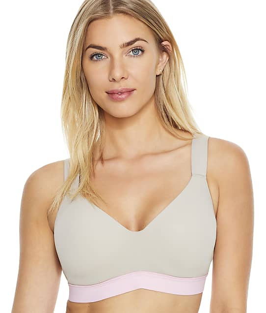 Natori Dynamic Anywhere High Impact Underwire Sports Bra in Sandcastle/Macaroon(Front Views) 751245