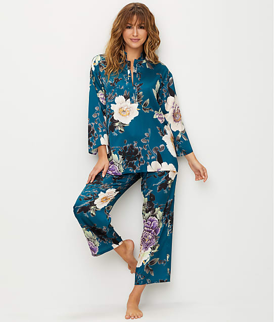 N Natori Floral Dynasty Satin Pajama Set & Reviews | Bare Necessities ...