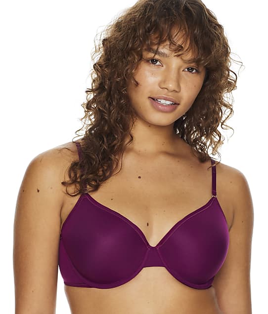 OnGossamer Next To Nothing T-Shirt Bra in Beet Root(Front Views) G4170