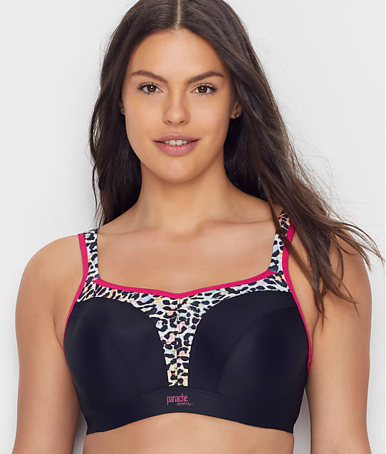 Panache Ultimate High Impact Underwire Sports Bra in Neon Animal(Front Views) 5021
