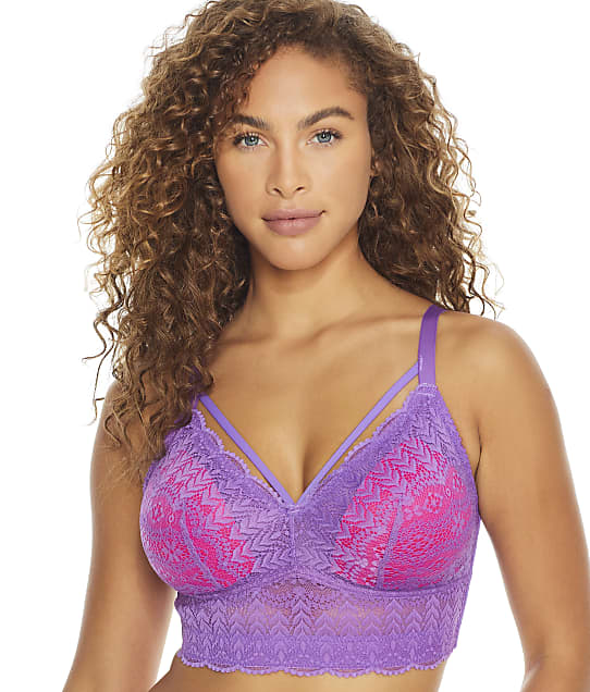 Parfait Mia Cage Longline Wire-Free Bra in Light Orchid(Full Sets) P5951