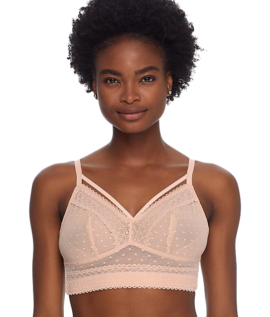 Parfait Mia Dot Wire-Free Bralette in Cameo Rose P6011