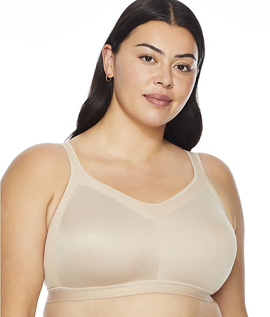 Playtex 18 Hour Cooling Comfort Wire-Free Sports Bra in Nude 4159