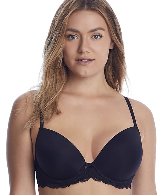 Pour Moi Forever Fiore Push-Up Bra in Black(Front Views) 183309