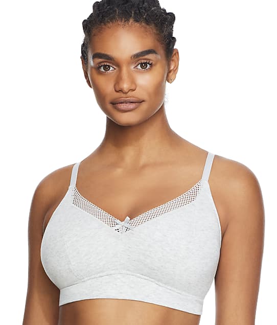 Pour Moi Love To Lounge Wire-Free T-Shirt Bra in Grey Marl 20101
