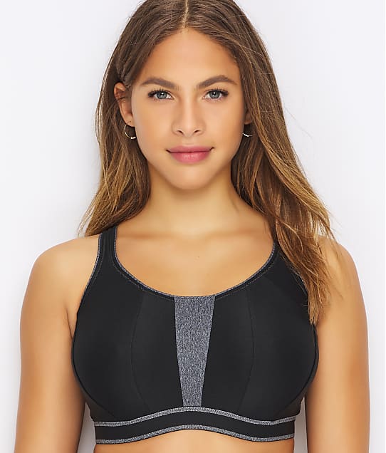 Prima Donna The Sweater High Impact Wire-Free Sports Bra in Black(Front Views) 6000113