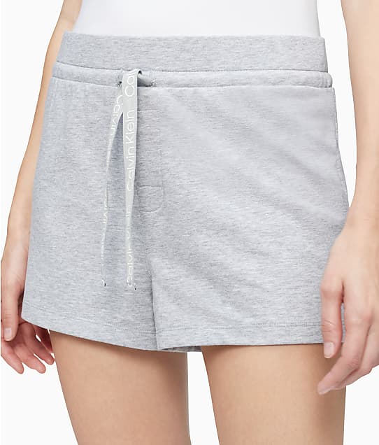 Calvin Klein Knit Lounge Shorts in Grey Heather QS6704