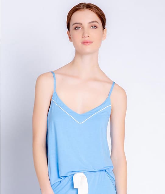 P.J. Salvage Tropical Modal Knit Cami in Blue RXTMC