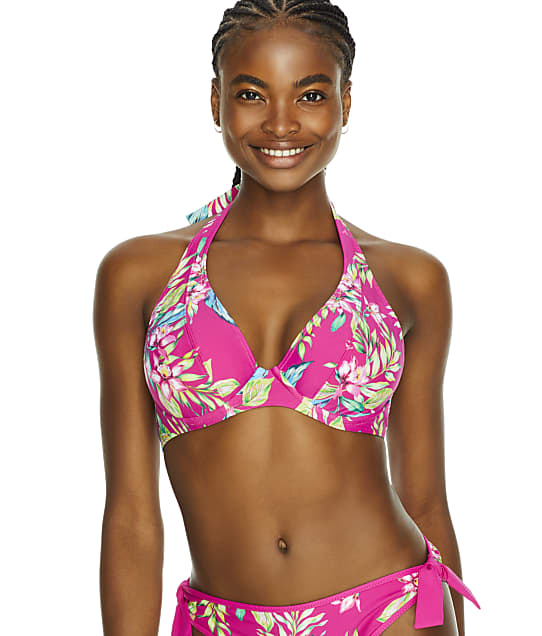 Sunsets Orchid Oasis Muse Halter Bikini Top in Orchid Oasis 51D-ORCOA
