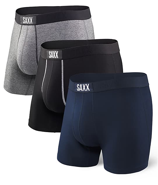 SAXX Vibe Boxer Brief 3-Pack & Reviews | Bare Necessities (Style SXPP3V)