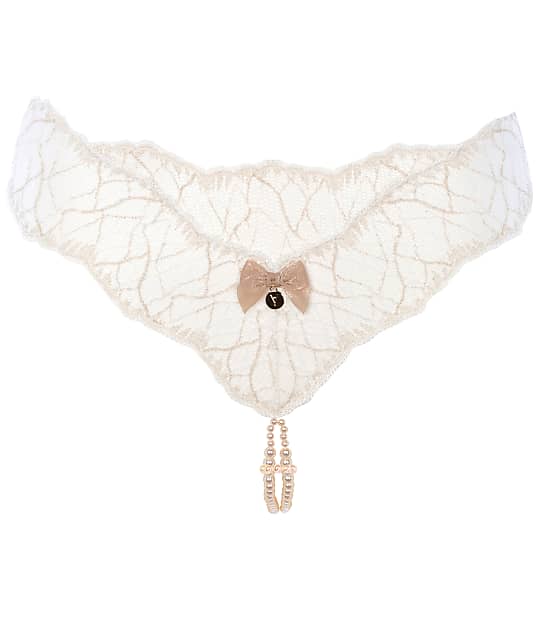 Bracli Sydney Double Strand Pearl Thong in Ivory(Front Views) SYDNEY DOUBL