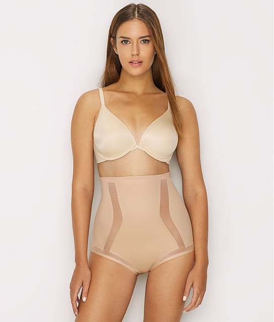 TC Fine Intimates Middle Manager Firm Control High-Waist Brief in Nude 4285