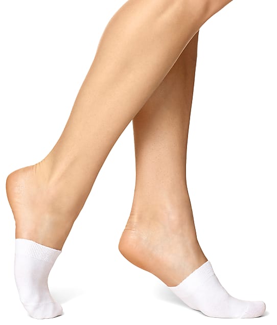 HUE Cotton Toe Toppers in White U18422