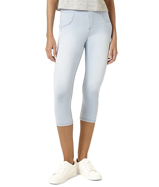 HUE Game Changer Denim High-Waist Capri 