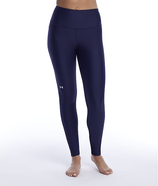 Under Armour Heatgear High Rise Leggings in Midnight Navy(Front Views) 1365336