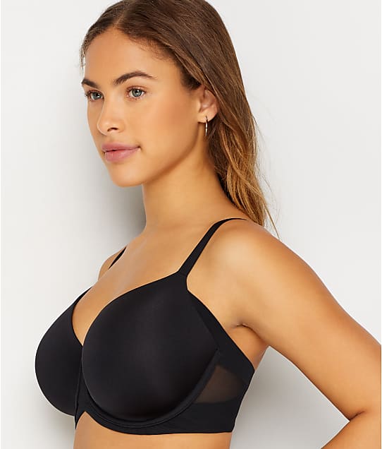 Wacoal Ultimate Side Smoother T-Shirt Bra in Black(Front Views) 853281